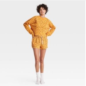 Women's Floral Fold-Over Fleece Lounge Shorts - Colsie